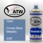 Preview: Opel, Crinan Blue Metallic, 22R: 400ml Sprühdose, von ATW Autoteile West.